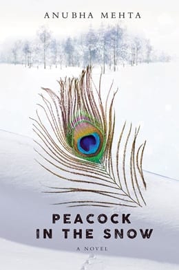 Peacock in the Snow Cover