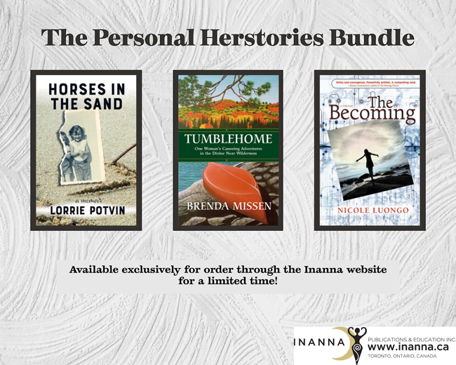 Inanna Personal Herstories Book Bundle promo featuring book covers