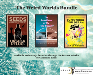 Inanna Weird Worlds Bundle promo with book covers