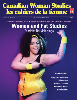 cover image; purple background featuring a Black woman wearing a yellow and black corset. She flexes her bicep and smiles at the camera. Photography by Jennifer McCready, Lady Luck Photography Studio - “Bee Wilder,” Model: Ivory
