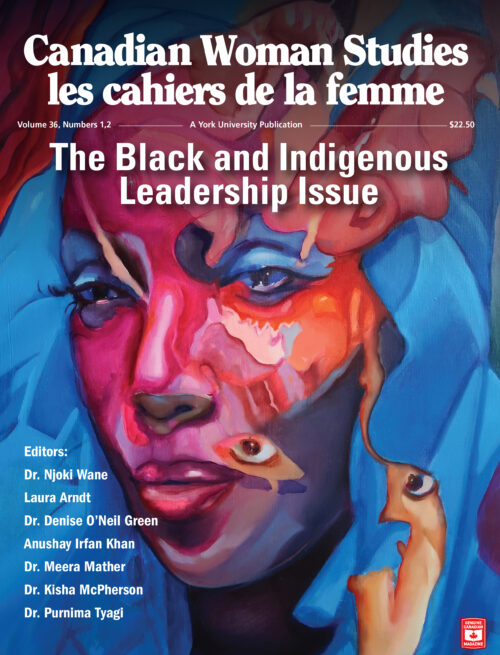 Volume 36, Number 1,2 CWSCF Black and Indigenous Leadership Issue